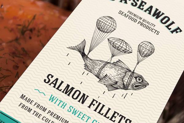 國外海鮮包裝設計 國外海鮮包裝設計