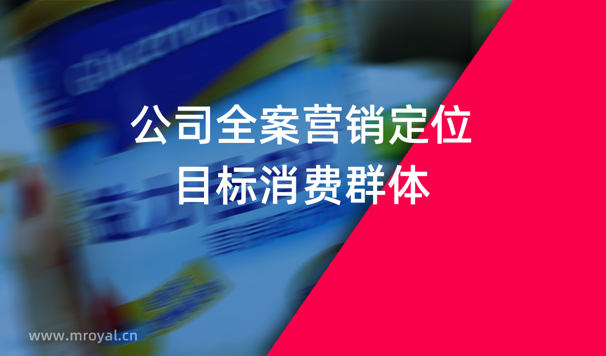 公司全案營銷定位目標消費群體 公司全案營銷定位目標消費群體