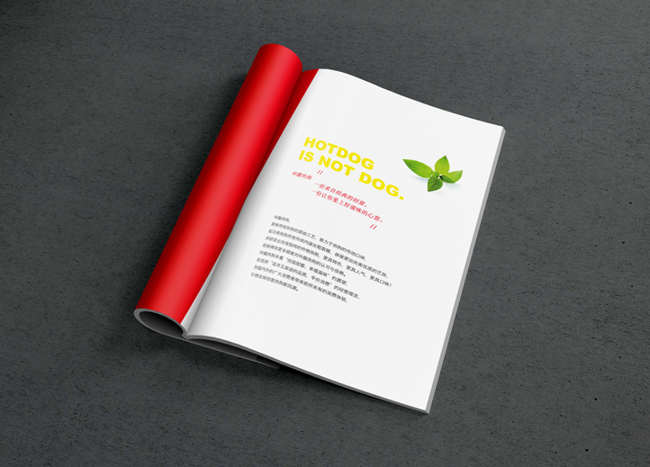 咔趣熱狗招商手冊設(shè)計(jì)