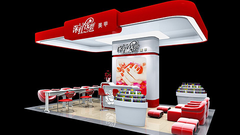 深紅淺碧美甲沙龍品牌設(shè)計(jì)