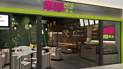 甜品店鋪設(shè)計(jì)，餐飲店鋪設(shè)計(jì)