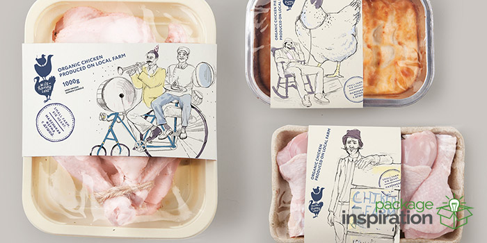 插畫風格的農場品牌設計