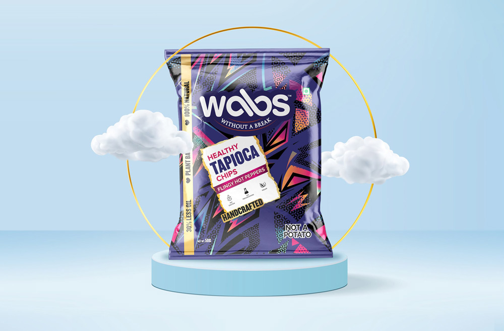 木薯片包裝設計，木薯產(chǎn)品包裝設計