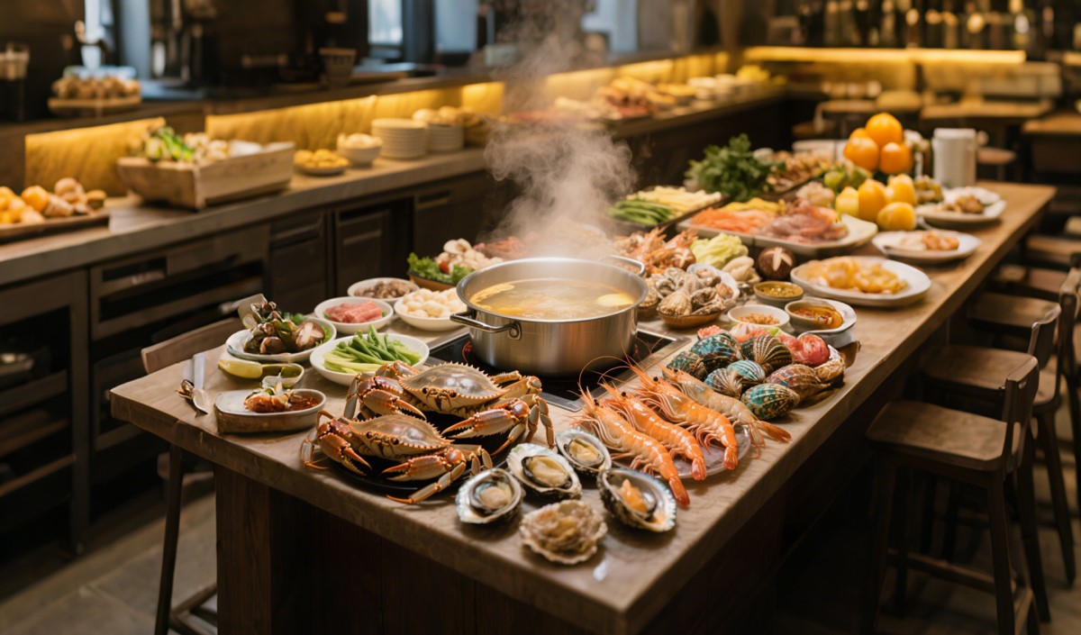 海鮮自助小火鍋品牌全案策劃方案-美御